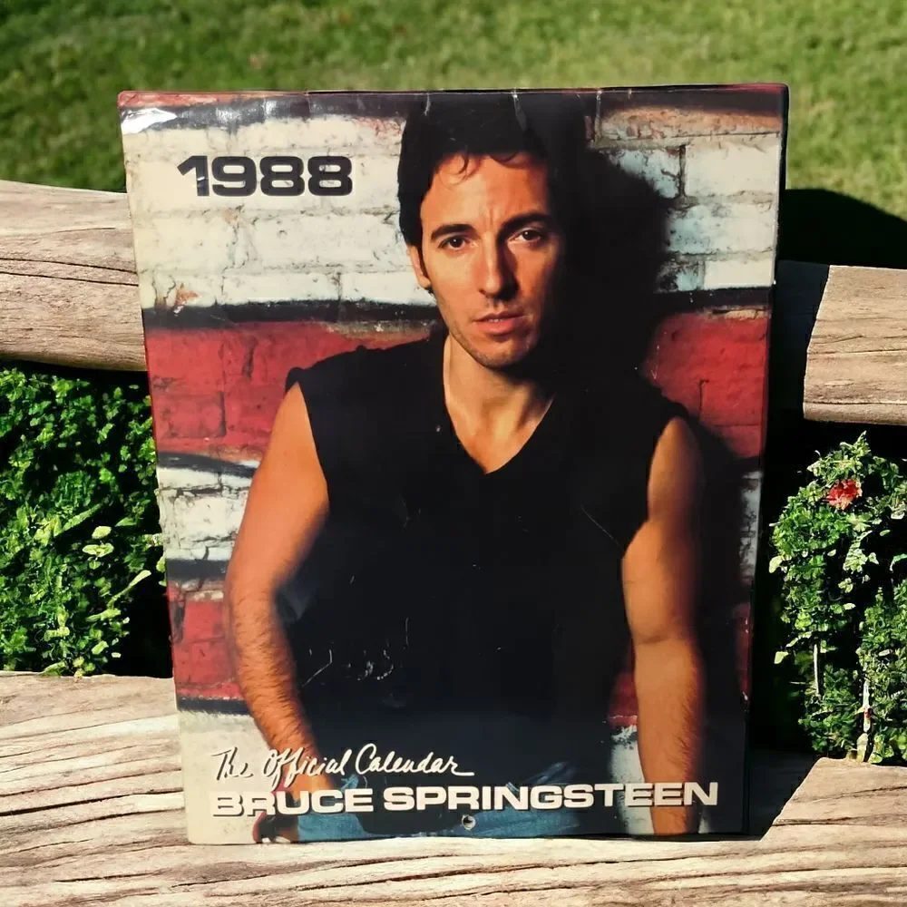 Bruce Springsteen 1988 Official Calendar Vintage Wall Decor Large Paper Photos. - Picture 11 of 16